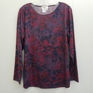 Norm Thompson Long Sleeve Sublimated Top